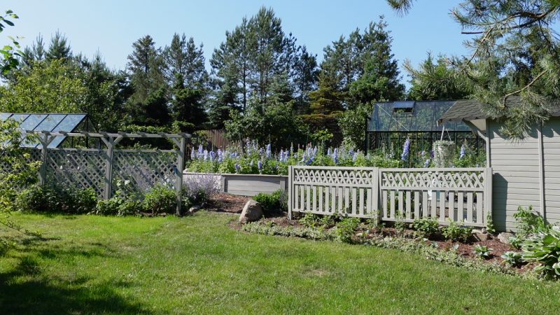 Ogród: warzywnik w stylu angielskim z farbą Tikkurila